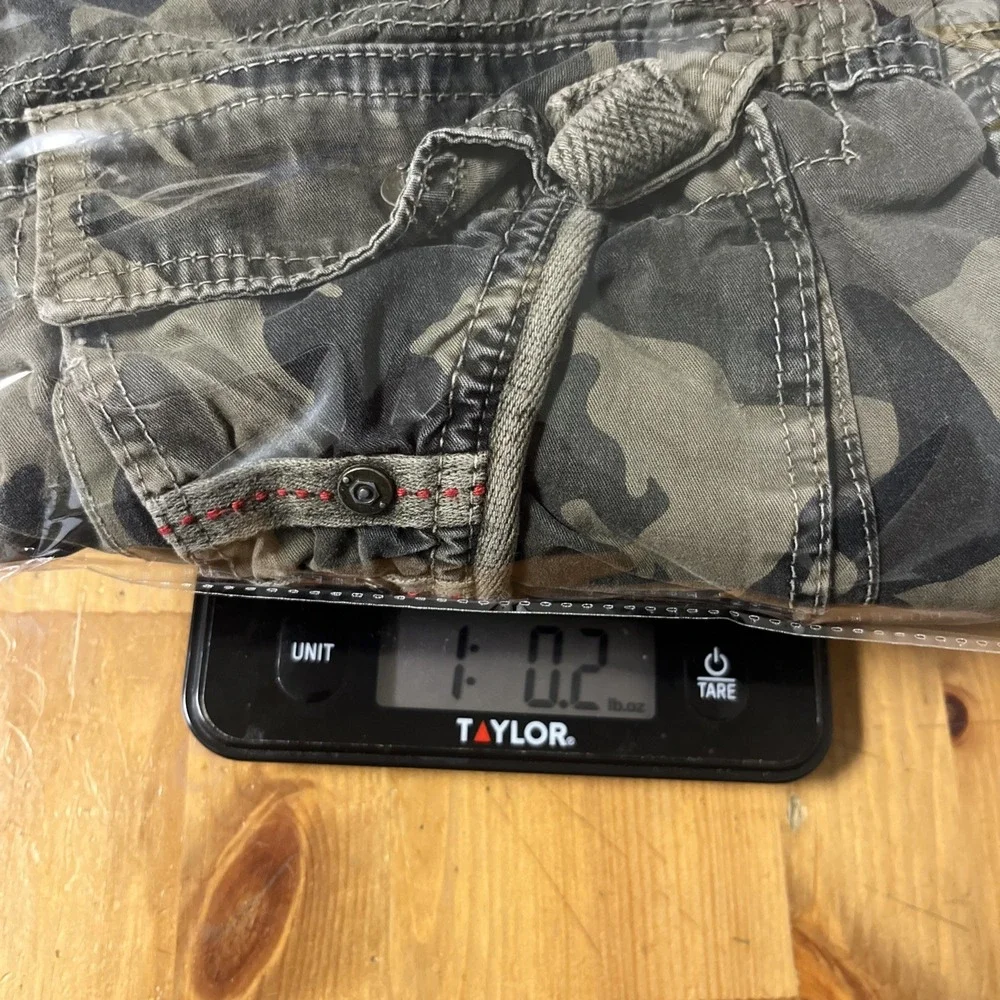 Twice Cargo Shorts Men's 32 Camo Twoce baggy Y2K era multi pocket tactical